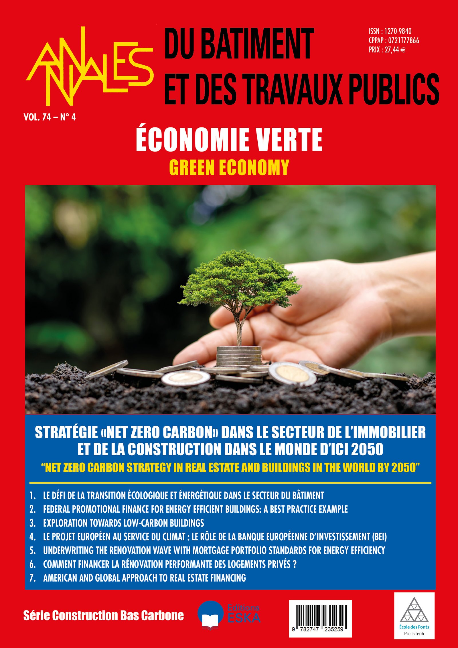Couverture d'un travail