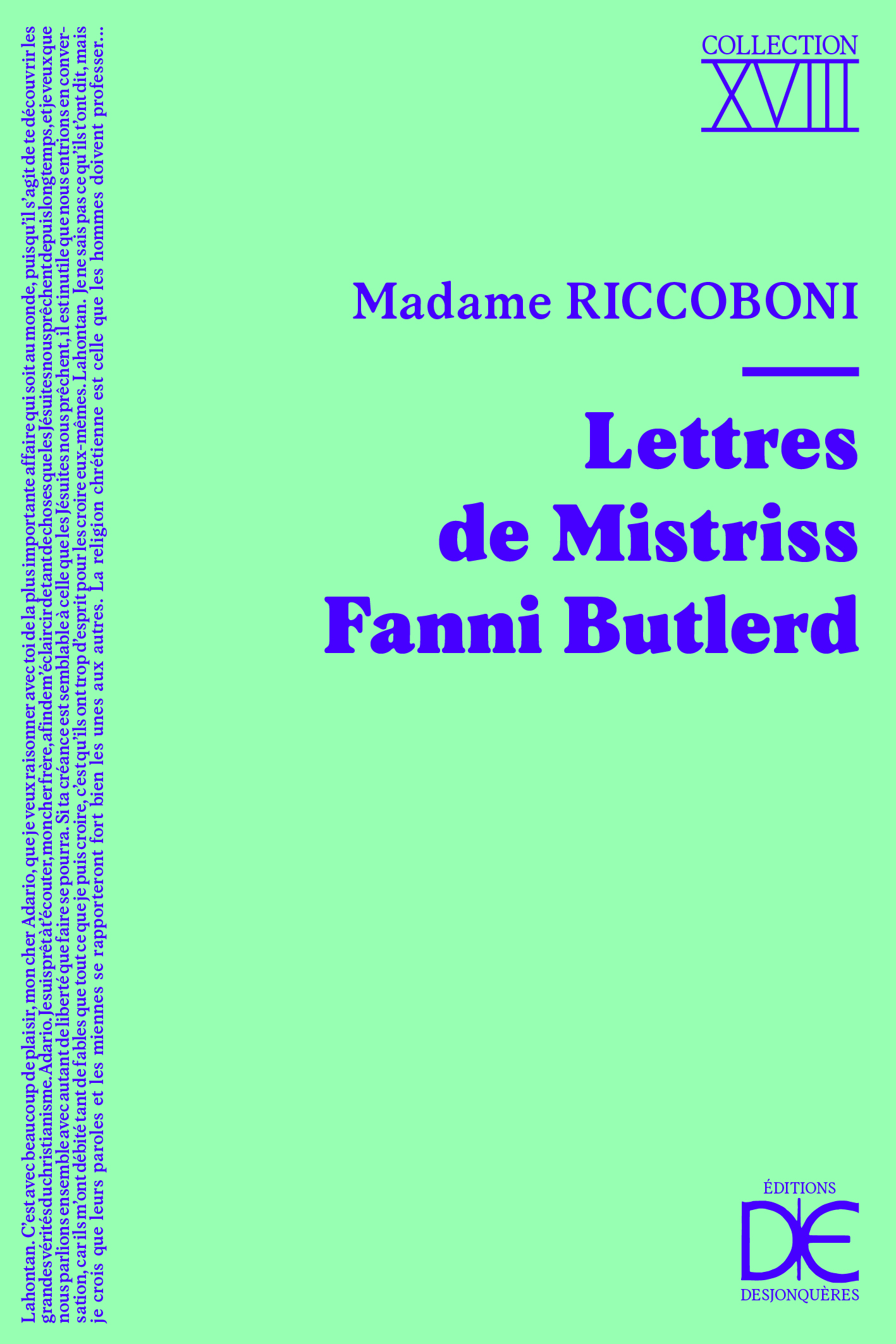 Couverture d'un travail